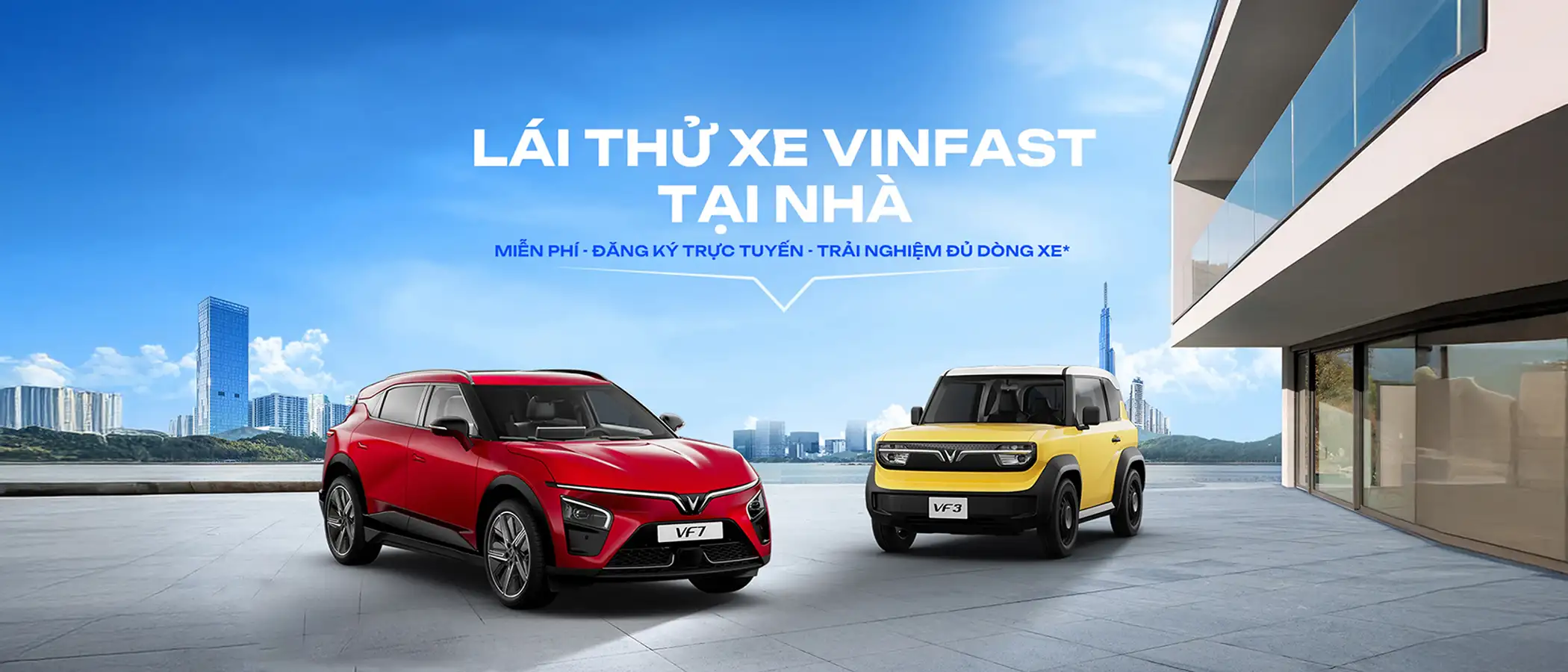 Đăng ký lái thử ô tô VinFast Bình Dương
